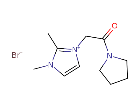 2,3-dimethyl-1-(pyrrolidinylcarbonylmethyl)imidazolium bromide