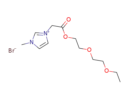 3-methyl-1-(ethoxyethoxyethoxycarbonylmethyl)imidazolium bromide