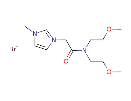 3-{[bis(2-methoxyethyl)carbamoyl]methyl}-1-methyl-1H-imidazol-3-ium bromide