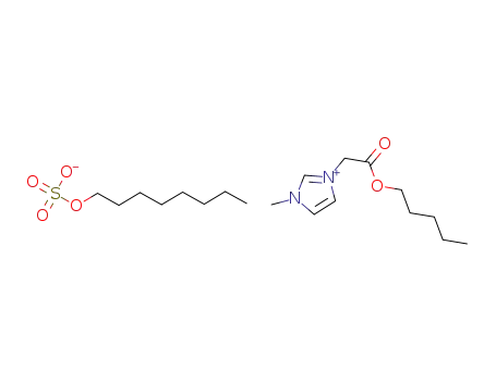 1-methyl-3-(pentoxycarbonylmethyl)imidazolium octylsulfate