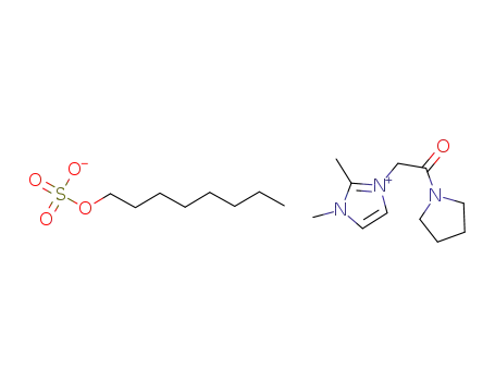 2,3-dimethyl-1-(pyrrolidinylcarbonylmethyl)imidazolium octylsulfate
