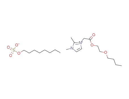 2,3-dimethyl-1-(butoxyethoxycarbonylmethyl)imidazolium octylsulfate