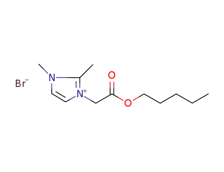 2,3-dimethyl-1-(pentoxycarbonylmethyl)imidazolium bromide