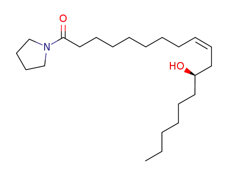 (Z)-(R)-12-hydroxy-1-pyrrolidin-1-yl-octadec-9-en-1-one