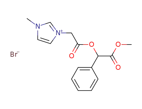 (RS)-3-methyl-1-(methylmandelylcarbonylmethyl)imidazolium bromide