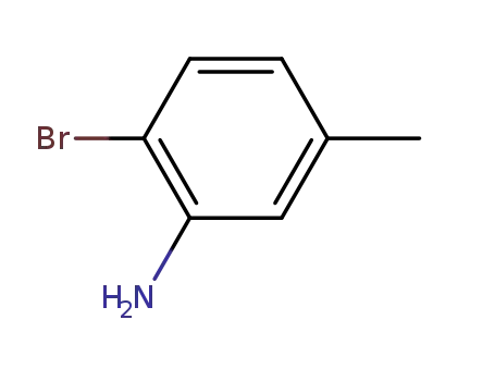 Molecular Structure of 53078-85-6 (2-Bromo-5-methylbenzenamine)