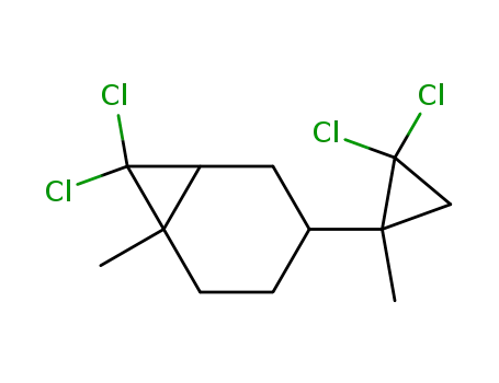 4-(1-methyl-2,2-dichlorocyclopropyl)-7,7-dichloro-1-methylbicyclo<4.1.0>heptane