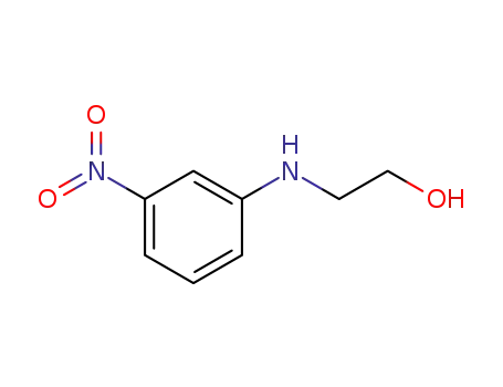 Molecular Structure of 55131-09-4 (Ethanol, 2-[(3-nitrophenyl)amino]-)