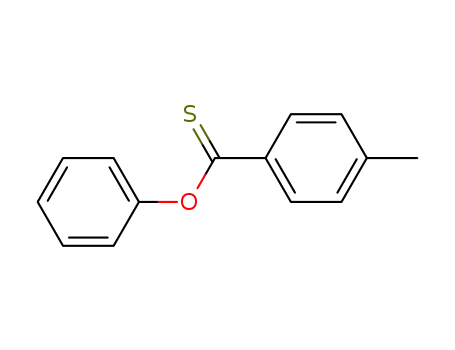 Molecular Structure of 52322-79-9 (Benzenecarbothioic acid, 4-methyl-, O-phenyl ester)