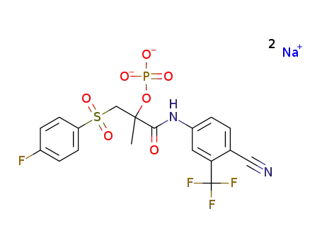 phosphoric acid ester dicalcium salt of bicalutamide