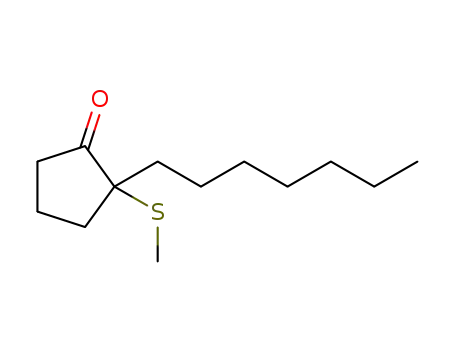 2-heptyl-2-(methylthio)cyclopentanone