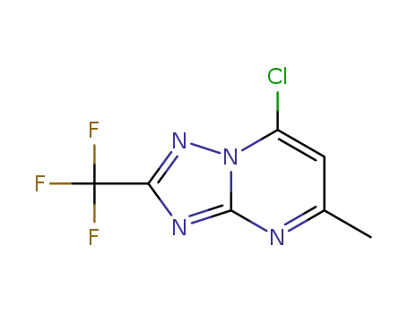 7-chloro-5-methyl-2-(trifluoromethyl)-[1,2,4]triazolo[1,5-a]pyrimidine