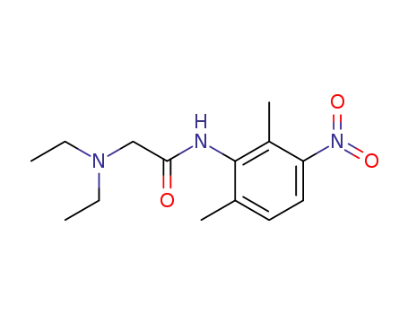 Molecular Structure of 39942-49-9 (3-Nitro Lidocaine)