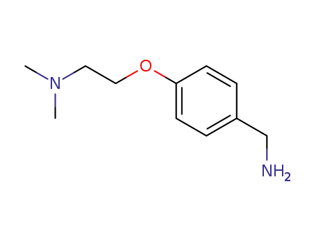 Molecular Structure of 20059-73-8 (4-[2-(DIMETHYLAMINO)ETHOXY]BENZYLAMINE)