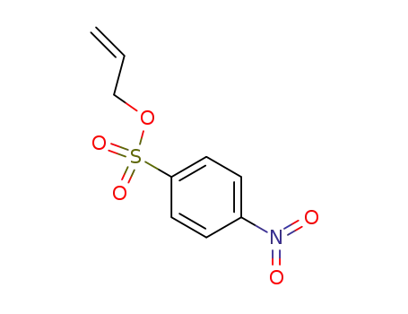Molecular Structure of 33420-11-0 (Benzenesulfonic acid, 4-nitro-, 2-propenyl ester)