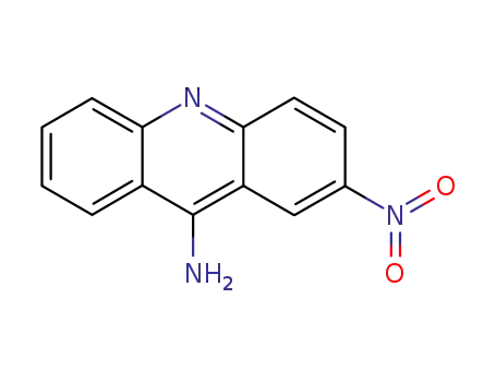 Molecular Structure of 23045-35-4 (9-Acridinamine, 2-nitro-)