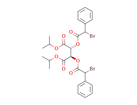 O,O'-di(α-bromo-α-phenylacetyl)-L-tartaric acid diisopropyl ester
