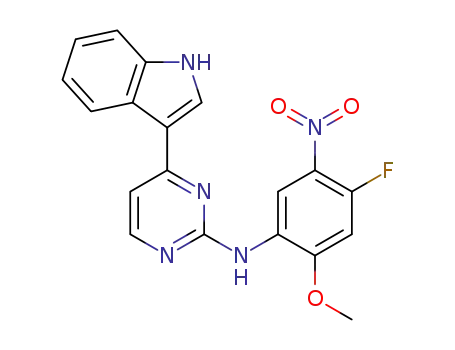 N- (4-fluoro-2-methoxy-5-nitrophenyl)-4-(1H-indol-3-yl)pyrimidin-2-amine