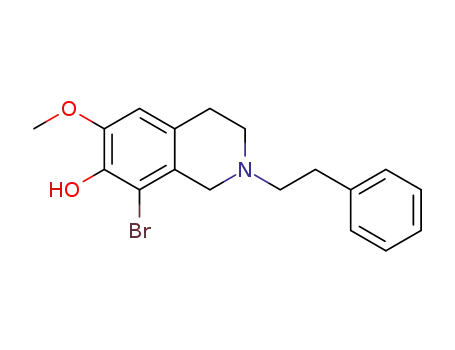 8-bromo-6-methoxy-2-phenethyl-1,2,3,4-tetrahydroisoquinolin-7-ol