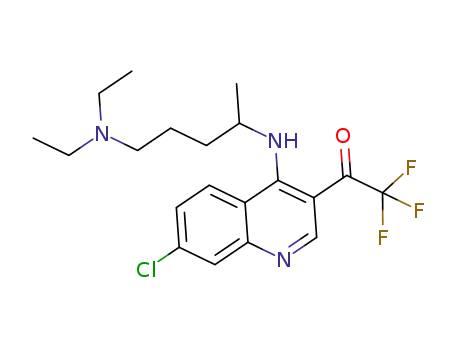 1-[7-chloro-4-(5-diethylaminopentan-2-ylamino)quinolin-3-yl]-2,2,2-trifluoroethan-1-one