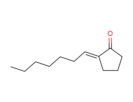 Cyclopentanone, 2-heptylidene-