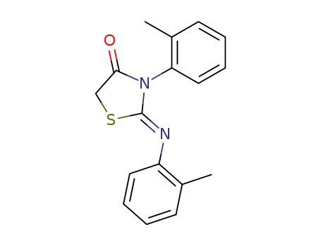2-(o-tolyl)imino-3-(o-tolyl)-thiazolidin-4-one