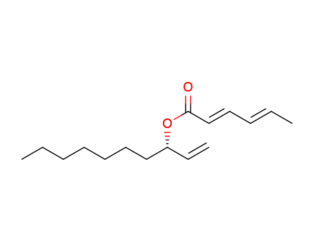 (+)-(3S)-dec-1-en-3-yl (2E,4E)-hexa-2,4-dienoate