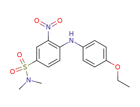 3-nitro-4-p-phenetidino-benzenesulfonic acid dimethylamide