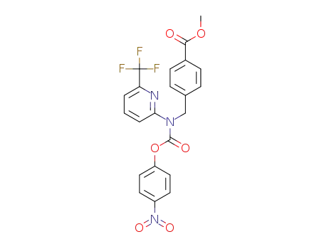 methyl 4-((((4-nitrophenoxy)carbonyl)(6-(trifluoromethyl)pyridin-2-yl)amino)methyl)benzoate