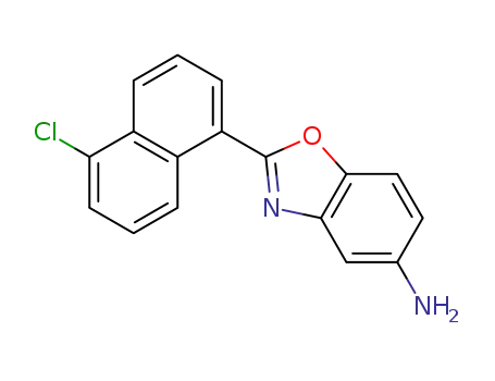 2-(5-chloronaphthalene-1-yl)benzo[d]oxazole-5-amine