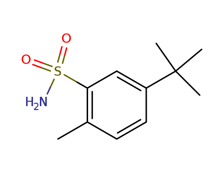 Benzenesulfonamide,5-(1,1-dimethylethyl)-2-methyl- cas  7155-00-2