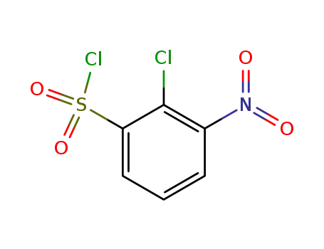 Molecular Structure of 15945-25-2 (Benzenesulfonyl chloride, 2-chloro-3-nitro-)