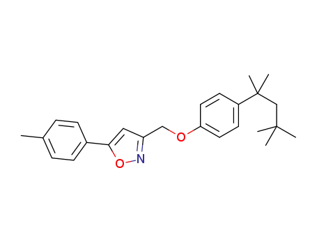5-(4-methylphenyl)-3-{[4-(2,4,4-trimethylpentan-2-yl)-phenoxy]methyl}isoxazole