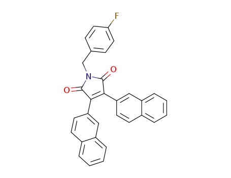 1-(4-fluorobenzyl)-3,4-di(naphthalen-2-yl)-1H-pyrrole-2,5-dione