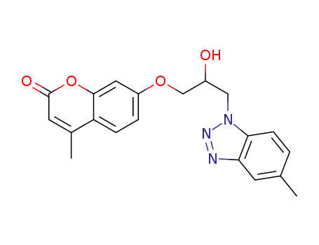 7-(2-hydroxy-3-(5-methyl-1H-benzo[d][1,2,3]triazol-1-yl)propoxy)-4-methyl-2H-chromen-2-one