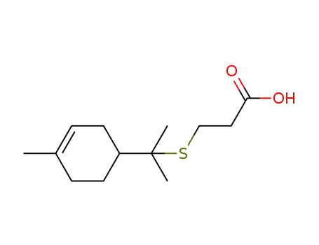 3-((2-(4-methylcyclohex-3-en-1-yl)propan-2-yl)thio)propionic acid