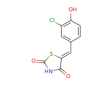 (5-(3-chloro-4-hydroxybenzylidene)thiazolidine-2,4-dione)