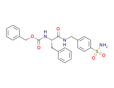 (S)-benzyl (1-oxo-3-phenyl-1-((4-sulfamoylbenzyl)amino)propan-2-yl)carbamate