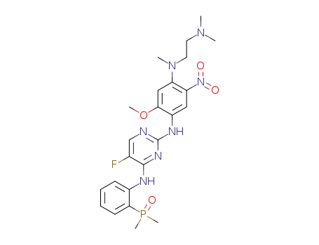 (2-((2-((4-((2-(dimethylamino)ethyl)(methyl)amino)-2-methoxy-5-nitrophenyl)amino)-5-fluoropyrimidin-4-yl)amino)phenyl)dimethylphosphine oxide