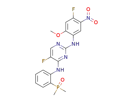 (2-((5-fluoro-2-((4-fluoro-2-methoxy-5-nitrophenyl)amino)pyrimidin-4-yl)amino)phenyl)dimethylphosphine oxide