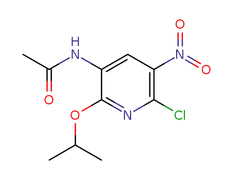 N-(6-chloro-2-isopropyloxy-5-nitropyridin-3-yl)acetamide