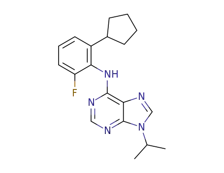 N-(2-cyclopentyl-6-fluorophenyl)-9-isopropyl-9H-purin-6-amine