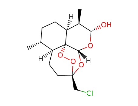 (3R,5aS,6R,8aS,9R,10R,12S,12aR)-octahydro-3-chloromethylene-6,9-dimethyl-3,12-oxo-12H-pyrano[4,3-j]-1,2-benzodithiophen-10(3H)alcohol