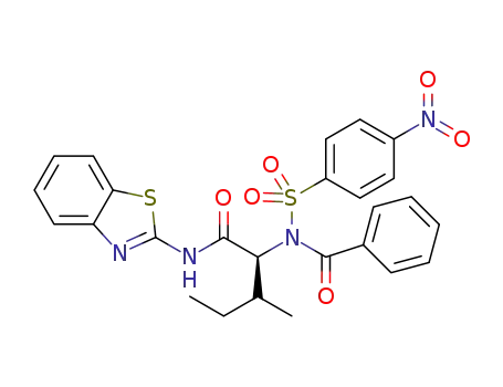 N-(1,3-benzothiazol-2-yl)-3-methyl-2-[N-(4-nitrobenzenesulfonyl)-1-phenylformamido]pentanamide
