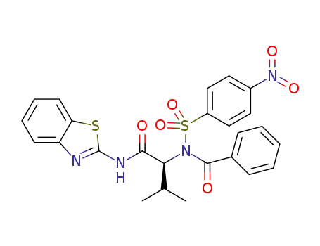 N-(1,3-benzothiazol-2-yl)-3-methyl-2-[N-(4-nitrobenzenesulfonyl)-1-phenylformamido]butanamide