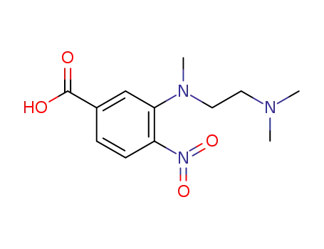 3-((2-(dimethylamino)ethyl)(methyl)amino)-4-nitrobenzoic acid