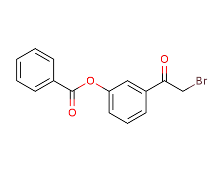 Molecular Structure of 139-27-5 (APLPHA-BROMO-M-BENZOYLOXYACETOPHENONE)