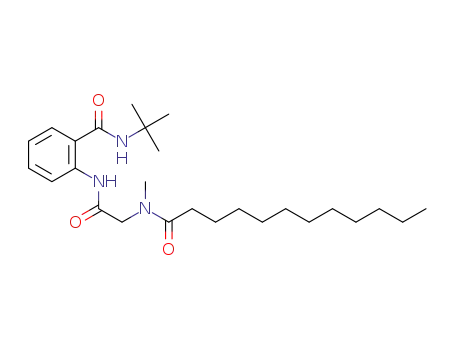 N-(tert-butyl)-2-(2-(N-methyldodecanamido)acetamido)benzamide
