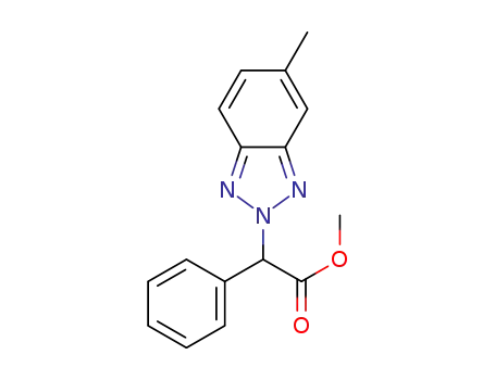 methyl 2-(5-methyl-2H-benzo[d][1,2,3]triazol-2-yl)-2-phenylacetate
