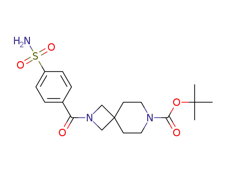 2-(4-sulfamoylbenzoyl)-2,7-diazaspiro[3.5]nonane-7-carboxylic acid tert-butyl ester
